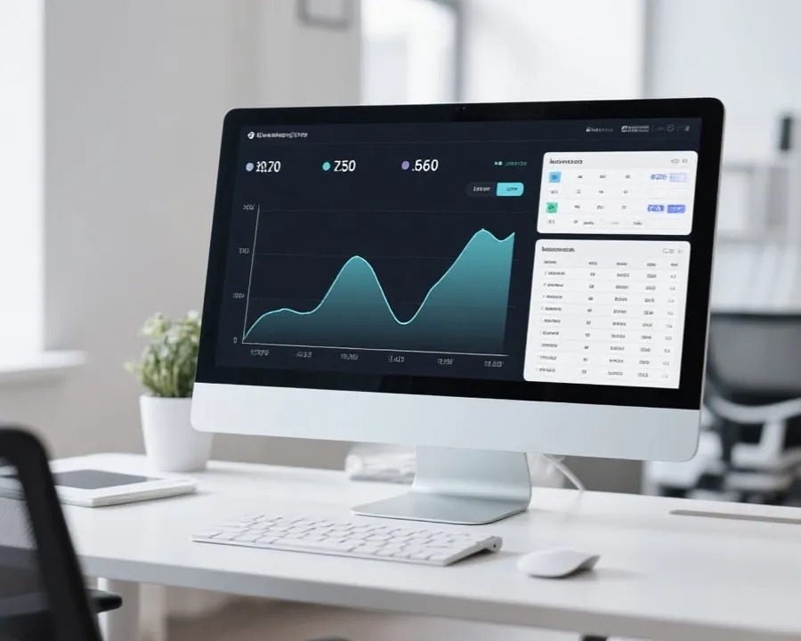 数据走势图分析界面示意图